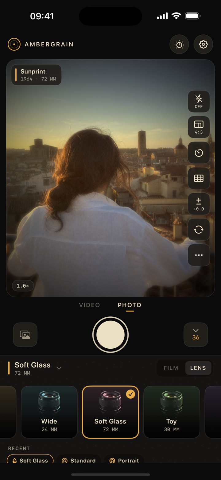 Ambergrain — Live Film Camera — 2