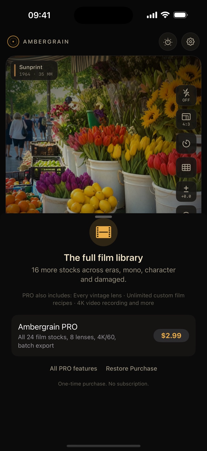 Ambergrain — Live Film Camera — 4