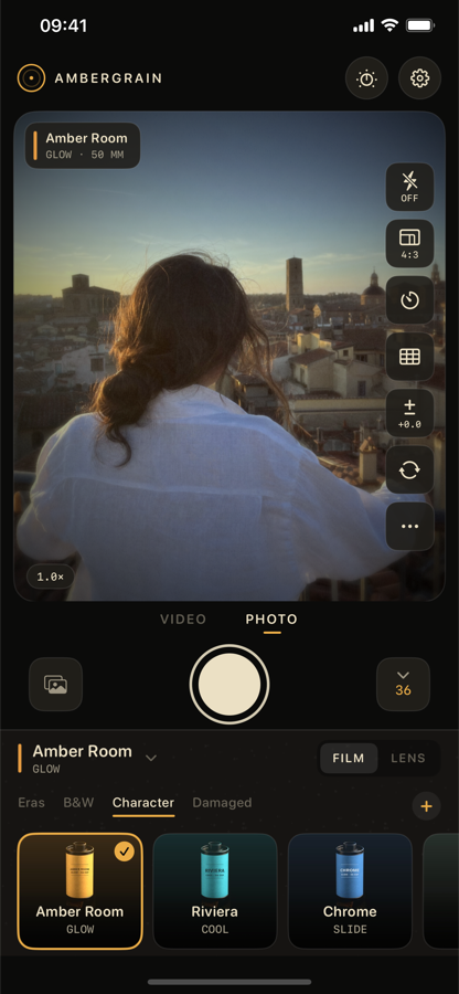 Ambergrain viewfinder